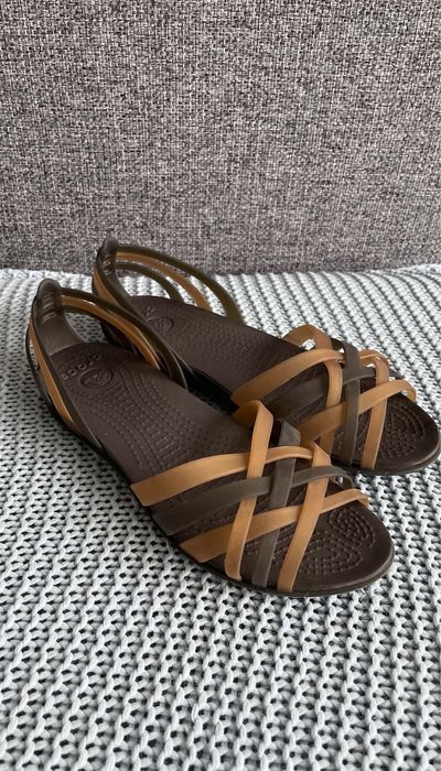 Crocs sandały huarache flat brązowe W6 36/37