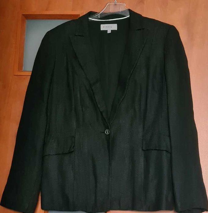 Marks & Spencer czarny żakiecik roz 12