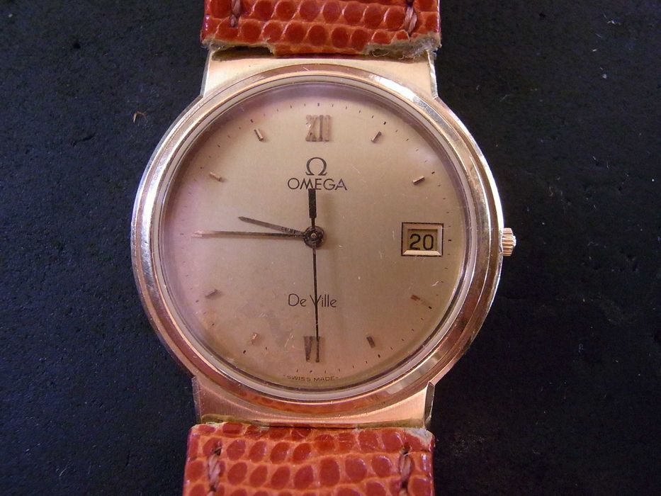 OMEGA De Ville kal.1430 . Stal-zloto .TOP !