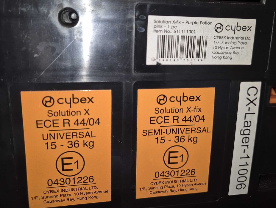 Fotelik samochodowy dziecięcy 15-36 Kg Cybex X-fix