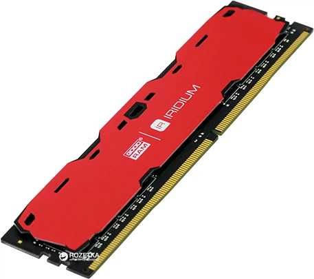Оперативна пам'ять Goodram DDR4-2400 4096MB PC4-19200 IRDM Red