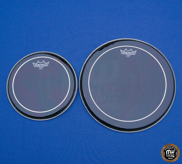 Remo - zestaw naciągów Ebony Pinstripe 10" + 14" ‼️