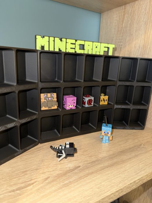 ‼️В НАЯВНОСТІ‼️ Поличка для фігурок майнкрафт, Підставка minecraft