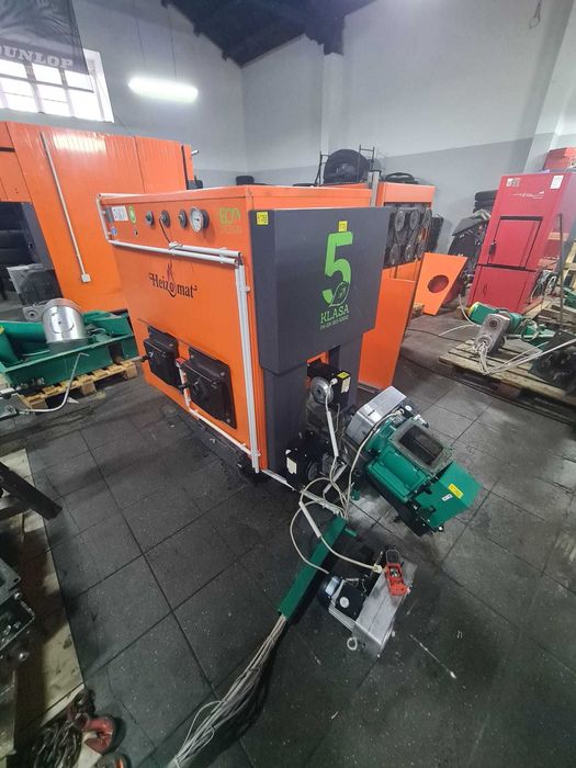 Piec na Trociny 15/50 kw Zrebke Owies Pestka Wióra  5 Klasa