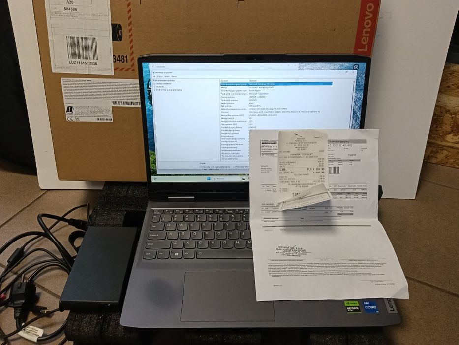 Lenovo,Intel I5-12450H 2.0GHz,RAM-16GB,RTX 4050,512GB,Win11