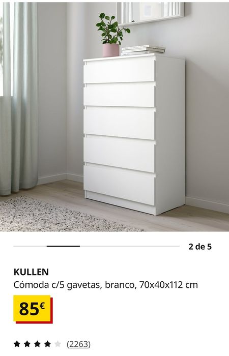 Comodas  kullen preto