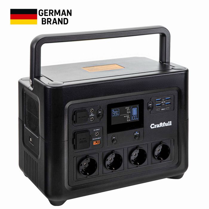‼️ Дуже потужна! Зарядна станція CraftFull 1536 Вт/год, 1800/2100 Вт