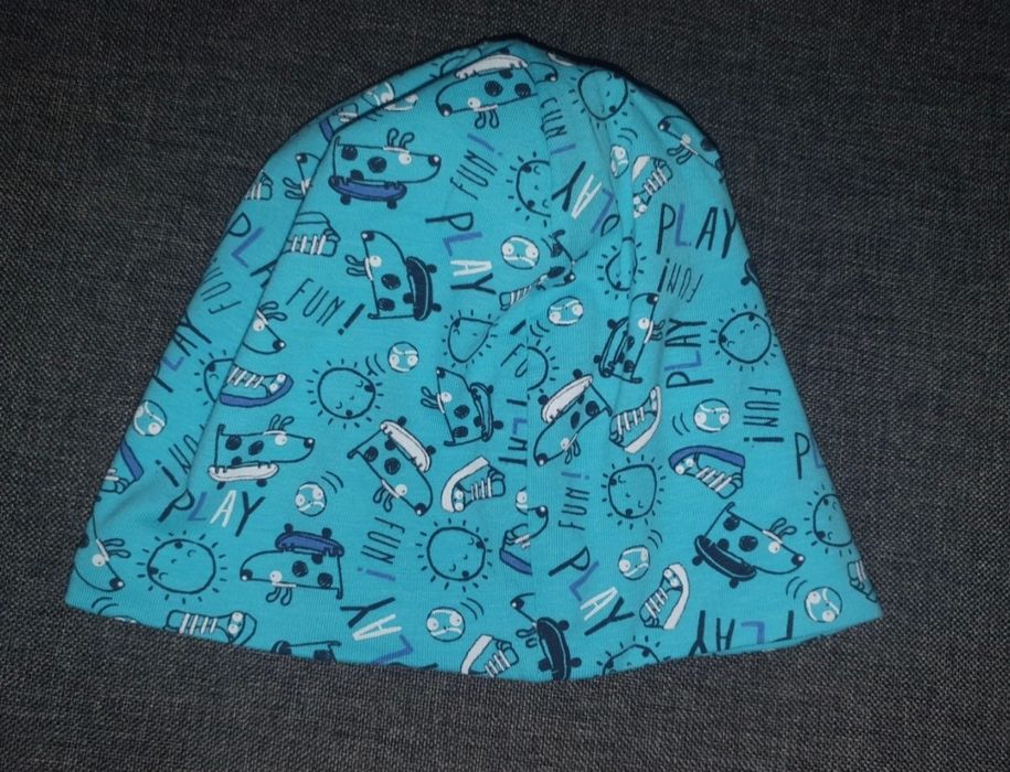 Czapka Pieski 86/92+śliniak rozmiar uniwersalny Pepco