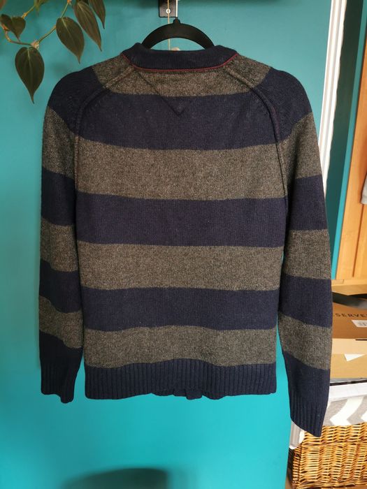 Tommy Hilfiger wełniany kardigan, S, stan idealny