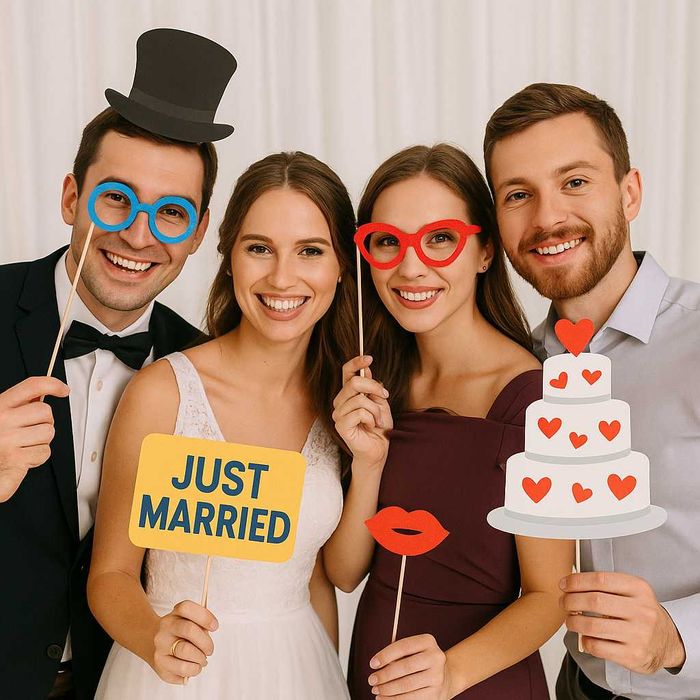 Atrakcja na imprezę Fotobudka z obsługą wesele urodziny gotowe zdjęcia