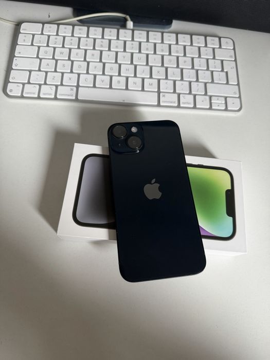 Bateria 100% iPhone 14 128gb Midnight