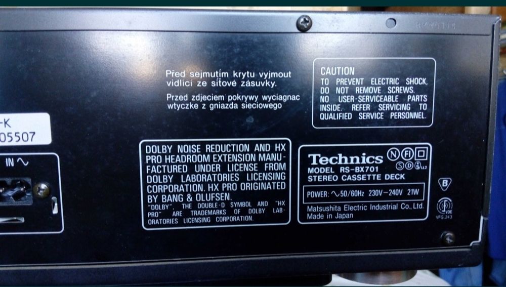 Technics RS-BX 701