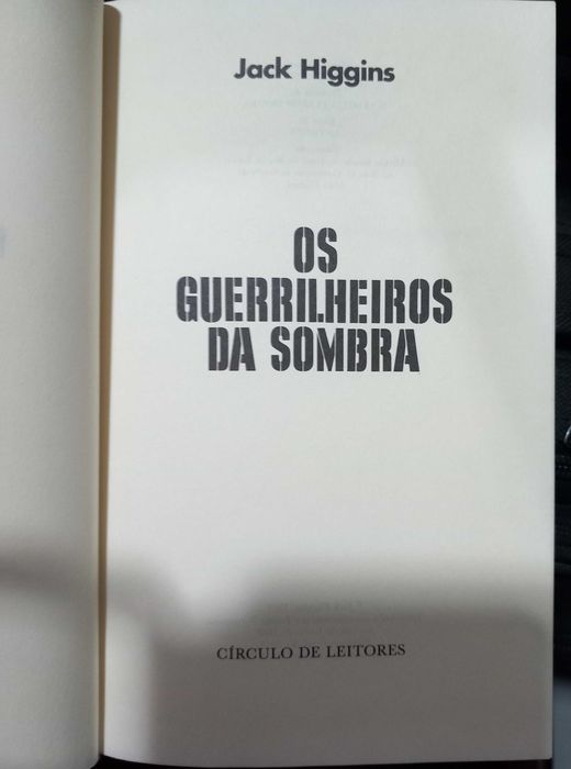 Os Guerrilheiros da Sombra de Jack Higgins