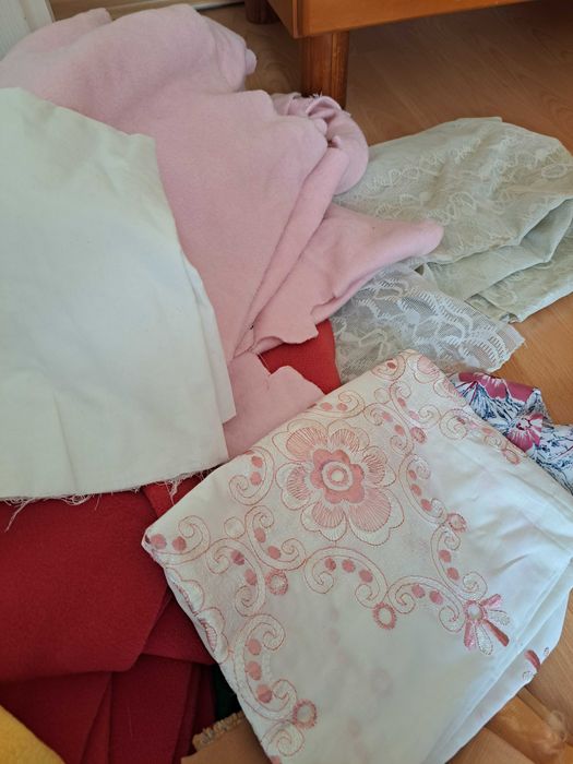Caly worek kuponow materialow