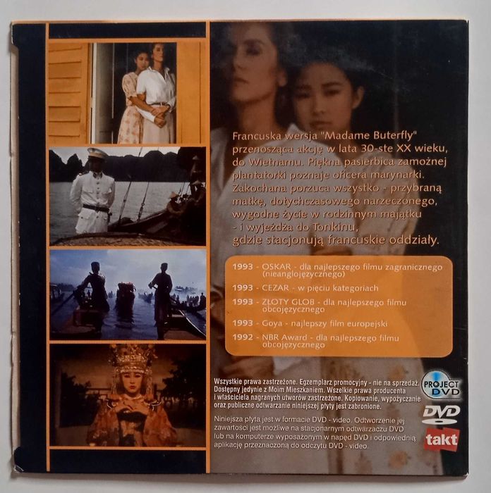 *film dvd "Indochiny" - Oscar 1993, reż. Regis Wargnier*