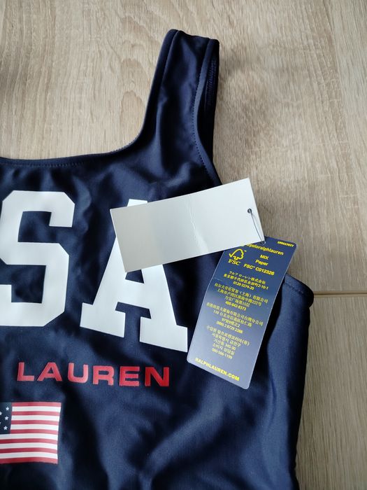 Strój kąpielowy jednoczęściowy Ralph Lauren rozmiar 14