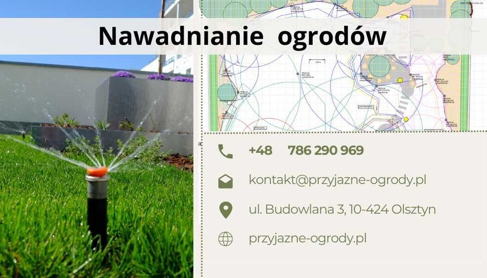 Nawadnianie ogrodu, założenie systemu nawadniania, zraszacze
