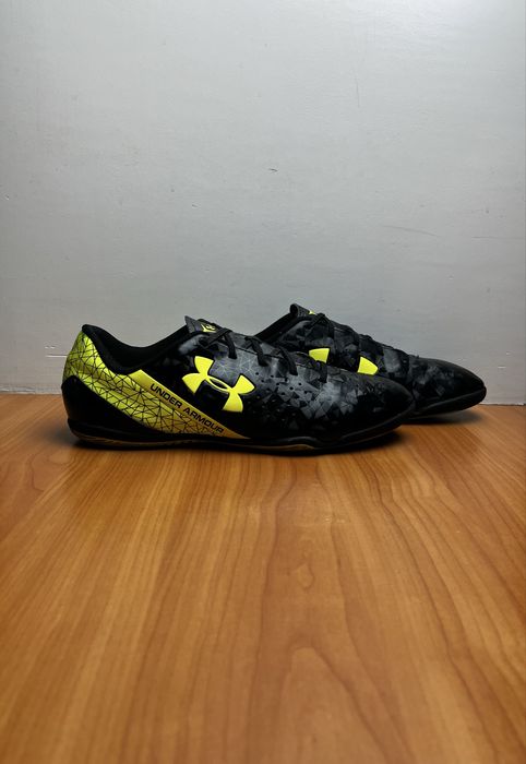 Футзалки Under Armour SpeedForm размер 44 оригинал футбольные чёрные