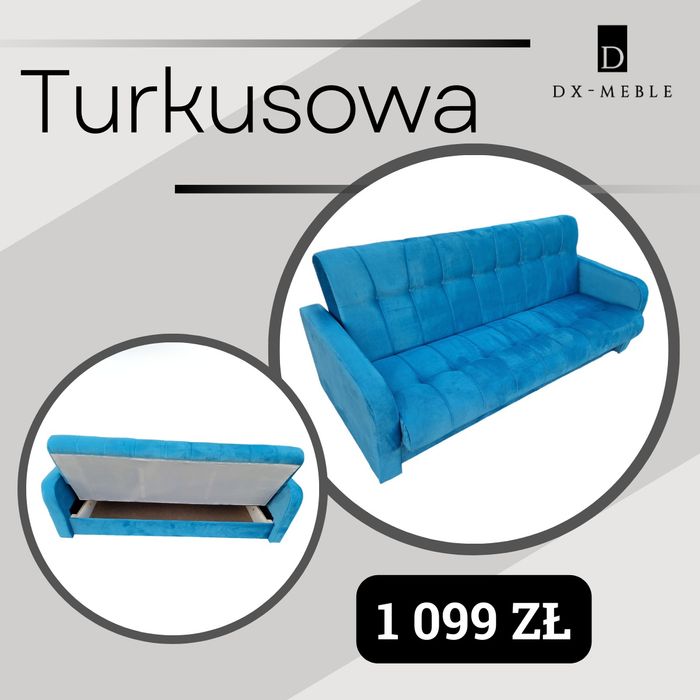 Wersalka z bokami REMEK, różne kolory, dostawa cała POLSKA