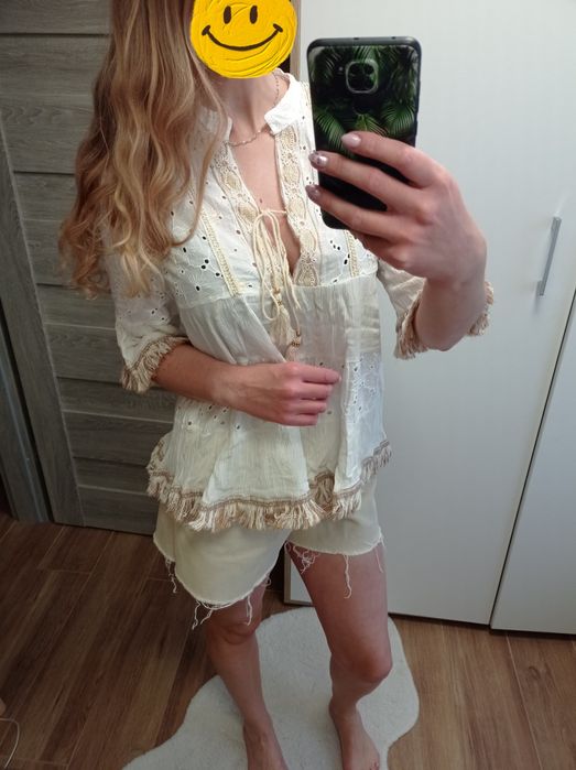 Bluzka/koszula Boho Made in Italy