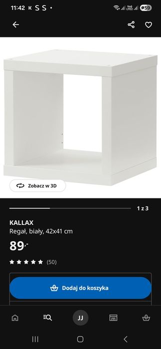Półka KALLAX IKEA 2 szt