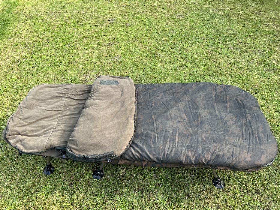 Łużko Fox camo R2 + spiwór Nash Indulgence 4 sezony