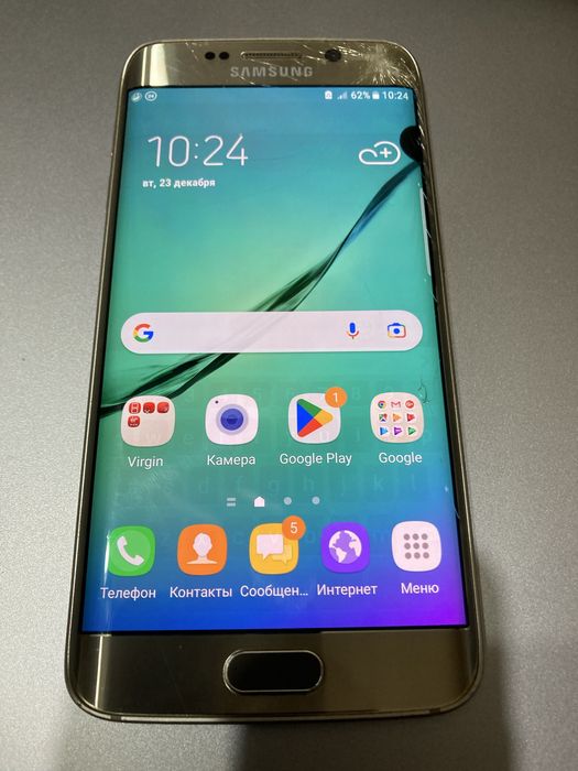 Телефон  смартфон Samsung Galaxy S6 Edge