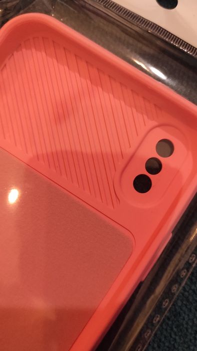 Obudowa na iPhone X/XS camshield różowa