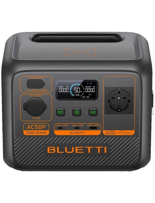 Зарядна станція Bluetti AC50P, 700 Вт, 504 Вт * год