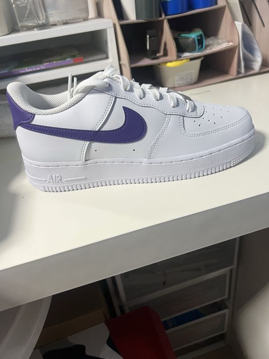 Nike Air Force 1 branco e Roxo( Novos e Originais