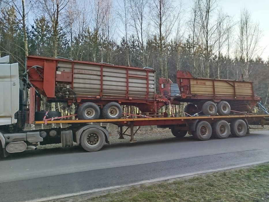 Rama przyczepa do bel przyczepka wywrotka dłużyca do drewna części