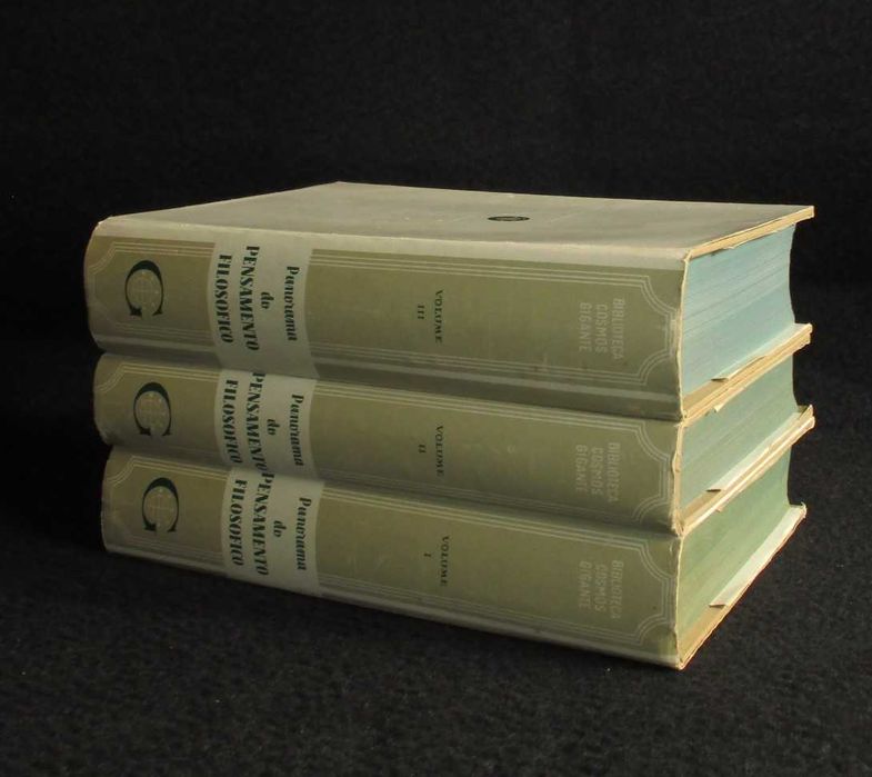 Livros Panorama do Pensamento Filosófico V. de Magalhães Vilhena 3 Vol