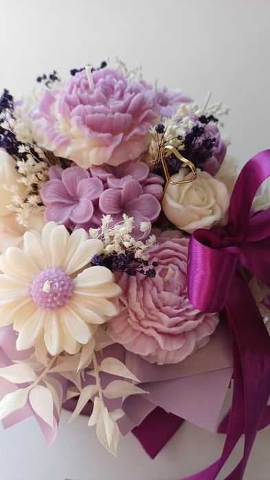 Flower box candle box rozmiar L elegancki prezent