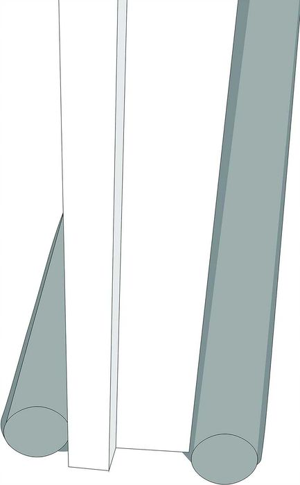 Uszczelka do drzwi podłogowa piankowa eliminuje przeciąg 95 cm