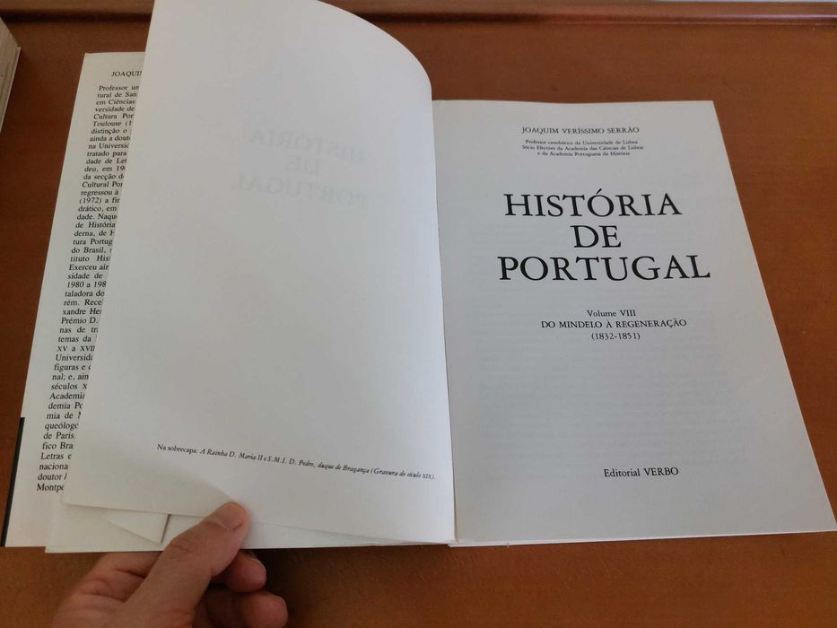 Livro História de Portugal VIII de Joaquim Veríssimo Serrão