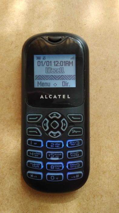 Alcatel OT-105x - мобільний телефон - базові функції
