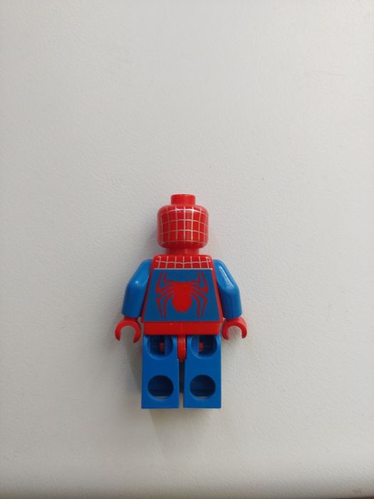 Lego Spider-Man Blue Arms and Legs, Silver Webbing