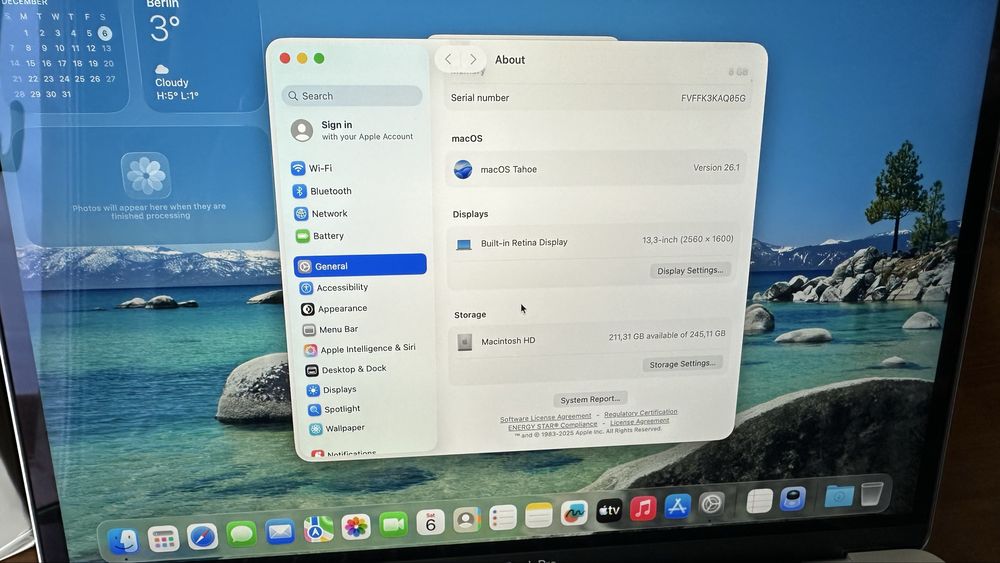 MacBook Pro M1 13” 2020 Touchbar