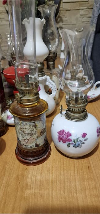 Lampa naftowa zabytkowa