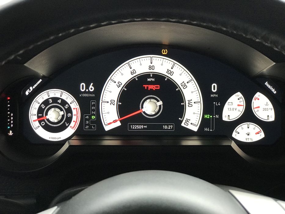 Новинка!! Toyota FJ Cruiser приборная панель FULL LED