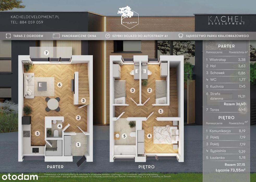 SPRZEDANY! segment z ogrodem tuż przy lesie parkowym | Silva Homes