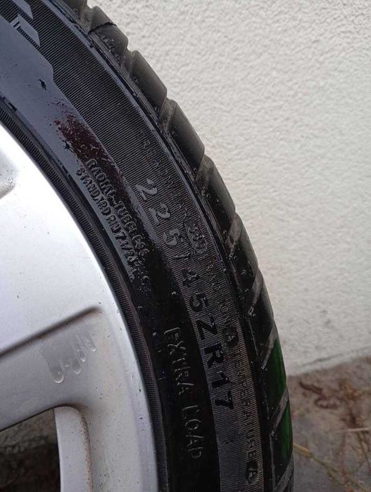 Felgi z oponami letnie audi volkswagen skoda 17 5x112 17 a3 a4 a6