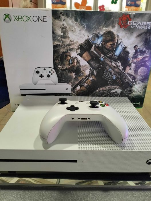 Xbox One S 1TB Biały + Kontroler + Pudełko Gwarancja 6msc