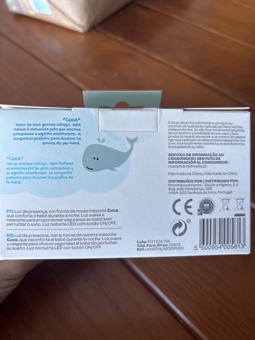 Luz presença  baleia NOVA