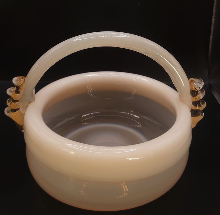 Koszyk ze szkła prl