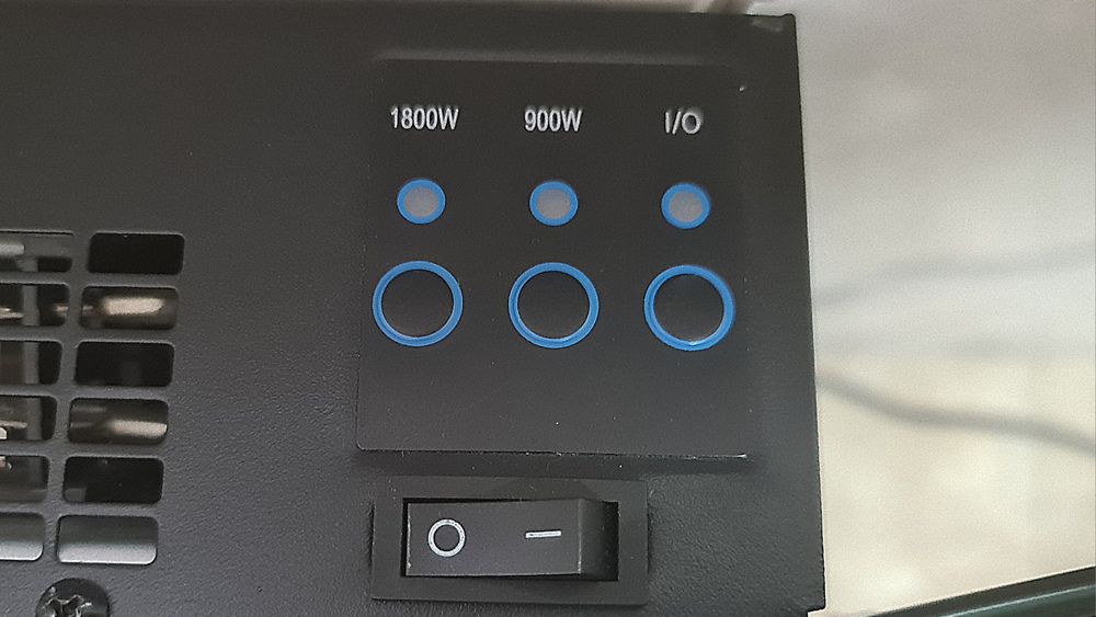 Lareira elétrica de parede 900/1800W com comando – como nova