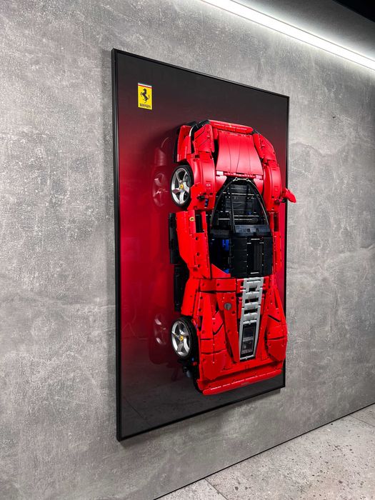 Арт Тримач Рамка 80x50 см. на Стіну для Конструктора Ferrari 42143