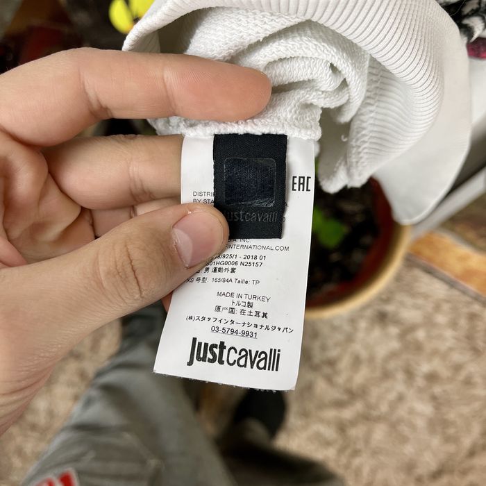 Vintage Y2k Bluza Just Cavalli Z Kapturem Damska Avant Garde Ed Hardy