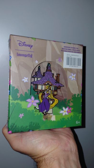 Disney Loungefly Rapunzel Swinging Enamel Pin Limited Edition (500 pcs Worldwide)