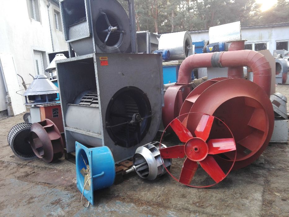wentylator turbina do pomp ciepła pieców gazowych itp.